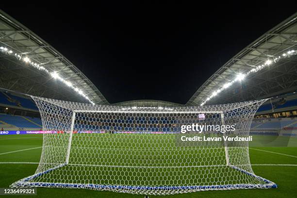 General view of the venue ahead of the 2022 FIFA World Cup Qualifier match between Georgia and Sweden at Batumi Arena on November 11, 2021 in Batumi,...