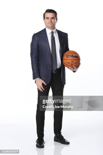 Zach Kleiman, General Manager and Executive Vice President of Basketball Operations of the Memphis Grizzlies poses for a portrait during NBA Media...
