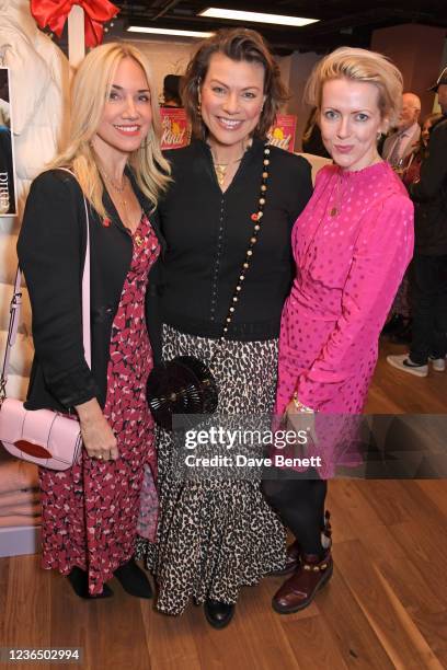 Editor-in-Chief of HELLO! Magazine Rosie Nixon, Kate Silverton and Jakki Jones attend the launch of new book "Be Kind" by Rosie Nixon and Jakki Jones...