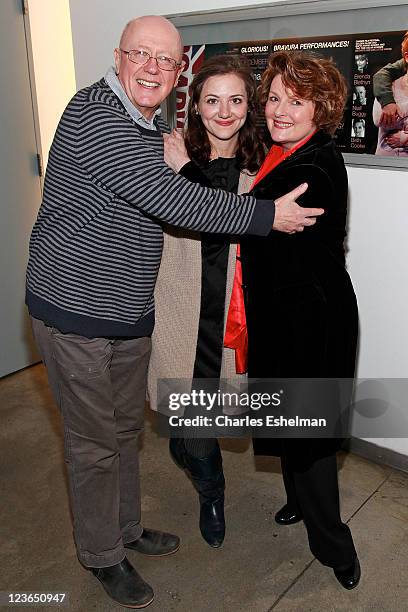 Actors Niall Buggy, Beth Cooke and Brenda Blethyn attend the opening night of "Haunted" at 59E59 Theaters on December 8, 2010 in New York City.