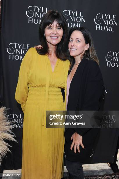 Carlota Espinosa and Kelly Atterton attend the Style Union Home Retail Launch Event on November 11, 2021 in Los Angeles, California.