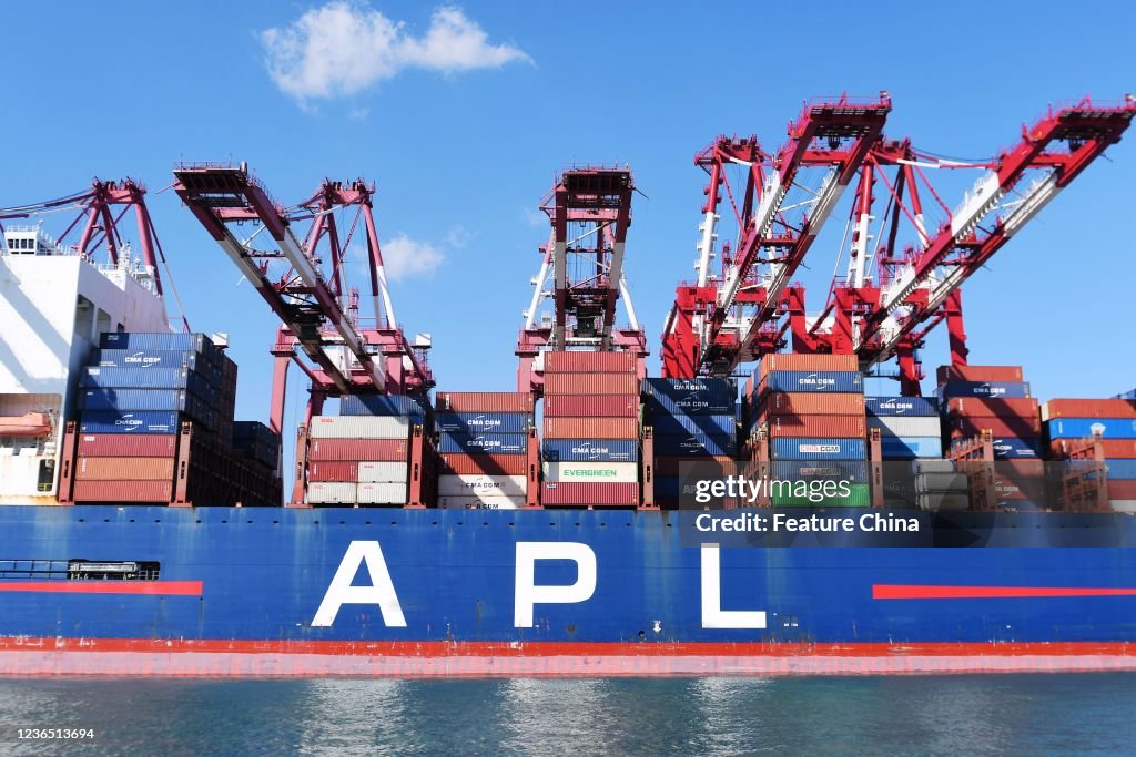 China Qingdao Trade Port