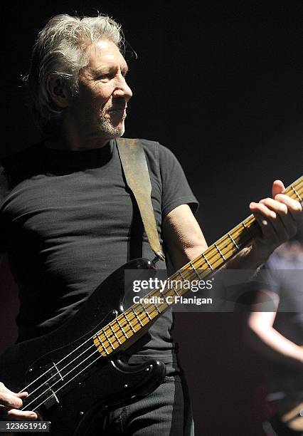 Bassist/Vocalist Roger Waters of Pink Floyd performs at HP Pavilion on December 7, 2010 in San Jose, California.