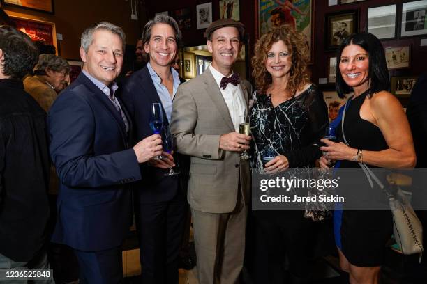 Tom Postilio, Mickey Conlon, Tom Manuel, Laura Savini Webb and Gae Smith attend Tom Postilio & Mickey Conlon Of Douglas Elliman Present The Marvelous...