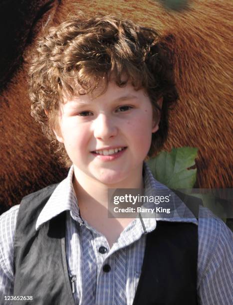 Actor Nolan Gould arrives at the Los Angeles premiere of "Yogi Bear" held at Mann Village Theatre on December 11, 2010 in Westwood, California.