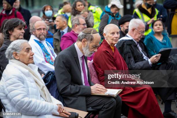 Leaders from nine UK religions united in Glasgows George Square to call for climate justice ahead of the COP26 UN climate talks on the 31st of...