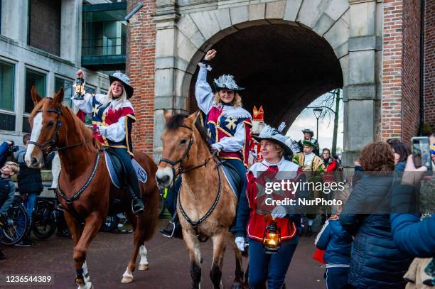 For the first time the St Nicholas helpers showed up without blackface makeup, and wearing elegant historical costumes during the St. Nicholas...