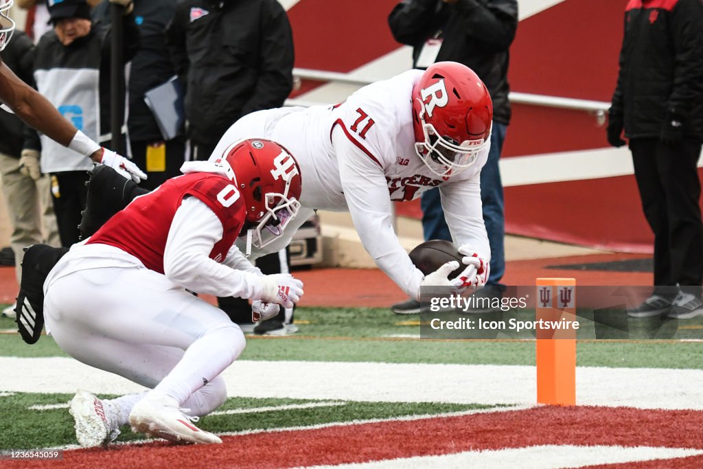COLLEGE FOOTBALL: NOV 13 Rutgers at Indiana