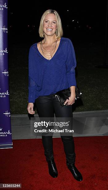 Sherry Stringfield arrives at the Hallmark Channels' Winter 2011 Critics Association Press Tour evening gala held at Tournament House on January 7,...