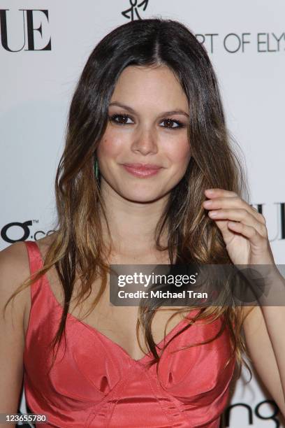 Rachel Bilson arrives at the Art Of Elysium's 4th Annual "Heaven" charity gala held at California Science Center's Wallis Annenberg Building on...