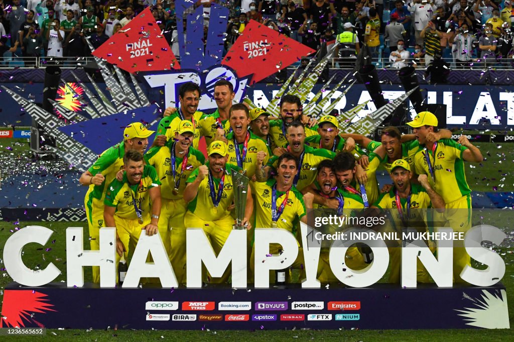 TOPSHOT-CRICKET-WC-2021-T20-AUS-NZL-PODIUM