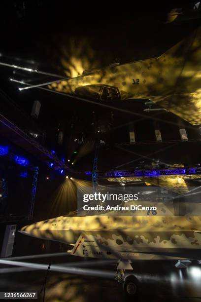 Russia debuts a prototype of its new Sukhoi Su-75 Checkmate, a fifth-generation single-engine fighter jet, for the first time outside of Russia at...