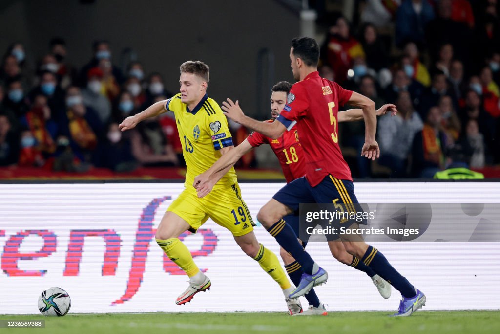 Spain  v Sweden -World Cup Qualifier