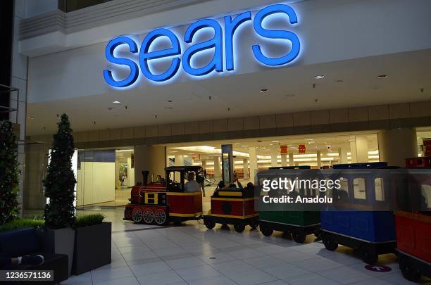 View of a Sears store as after serving shoppers from around Chicagoland for 50 years, Illinois' last remaining Sears store is closing its doors for...