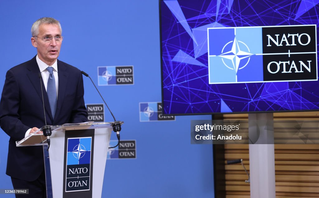 Jens Stoltenberg-Dmitro Kuleba press conference in Brussels