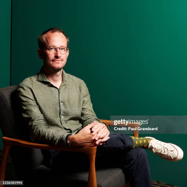 Filmmaker Juho Kuosmanen is photographed for the 74th Cannes Film Festival on July 16, 2021 in Cannes, France.