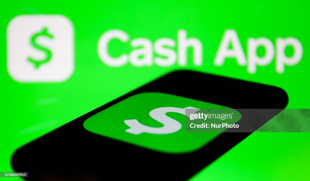 Cashapp Uiimages Cash App icon displayed on a phone screen and Cash App logo displayed ...