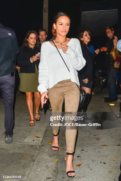 Jessica Graf is seen on November 16, 2021 in Los Angeles, California.