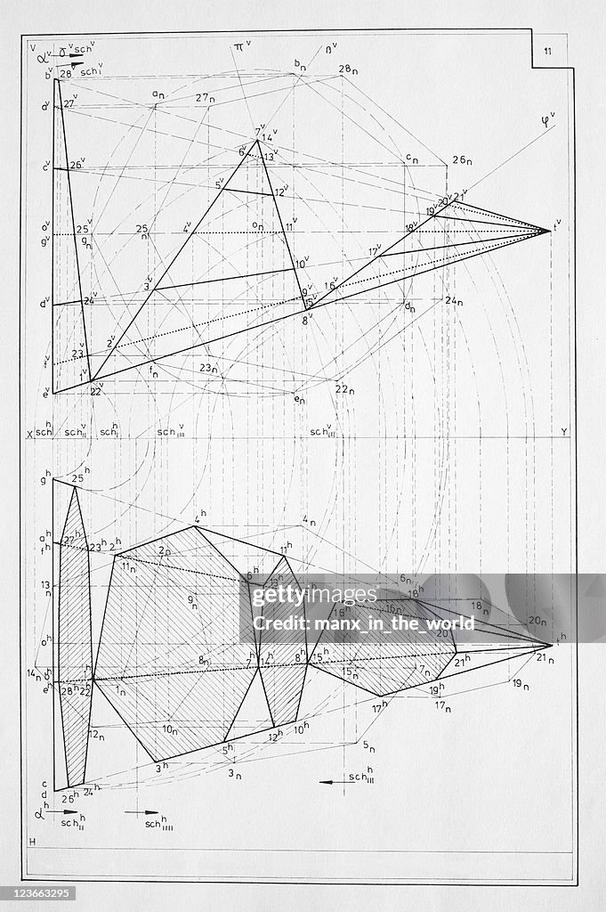 High Resolution Technical Drawing Technical Drawing High-Res Stock Photo - Getty Images
