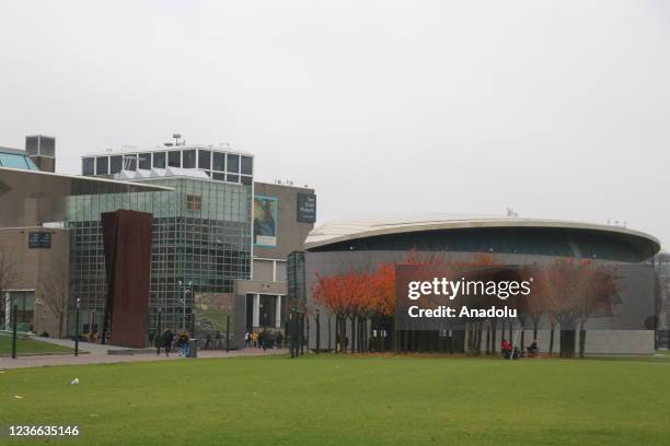 View of Van Gogh Museum in Amsterdam, the Netherlands on November 13, 2021.