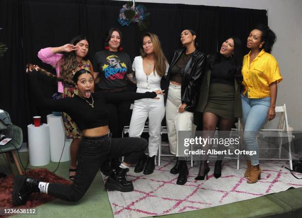 Nayeli Maldonado, Day Hernandez, Raiza Licea, Vivian Lau, Geneva Faye, Armida Lopez and Ashley Robinson participate in the Women In Entertainment...