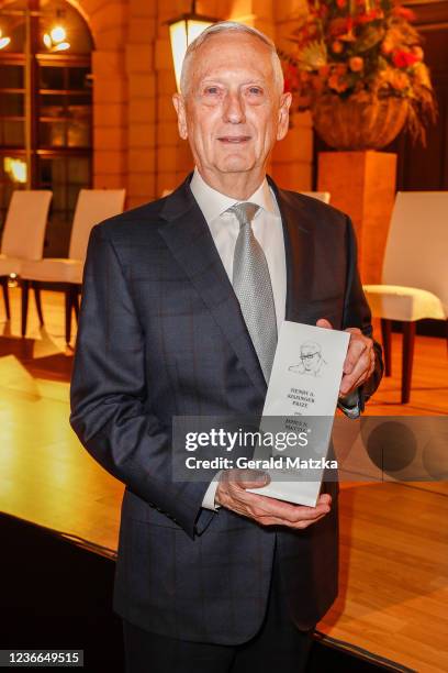 James Mattis, former U.S. Secretary of defense, at Deutsches Historisches Museum on November 18, 2021 in Berlin, Germany. Since 2007, the American...