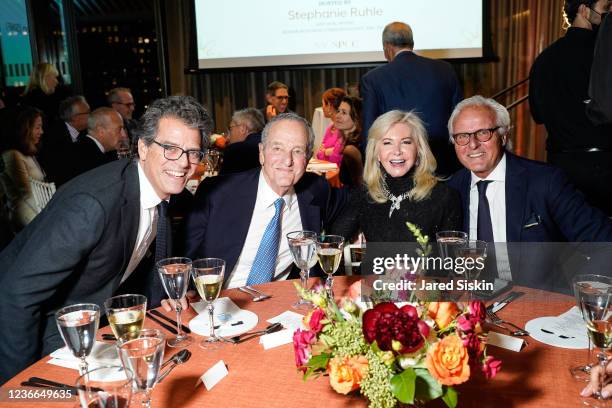 Lorenzo Lorenzotti, Peter Gregory, Hilary Geary Ross and Karl Wellner attend The New York Society for the Prevention of Cruelty to Children's 2021...