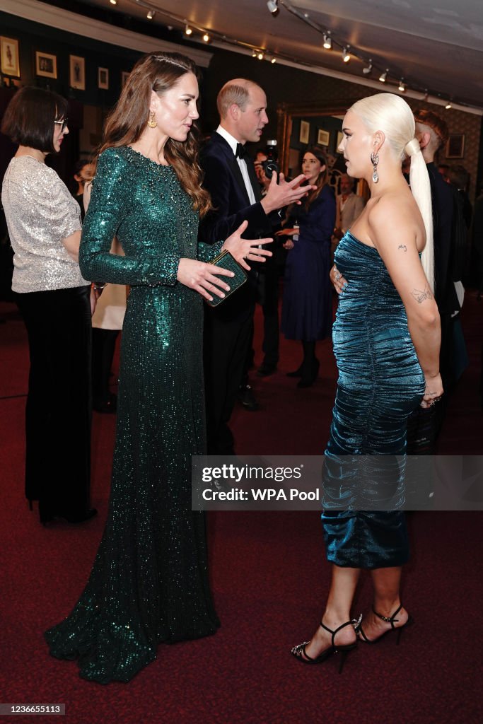 The Duke And Duchess Of Cambridge Attend The Royal Variety Performance