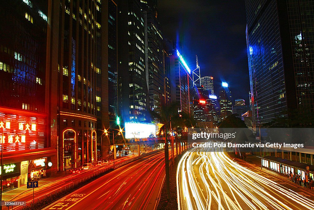 Illuminated city