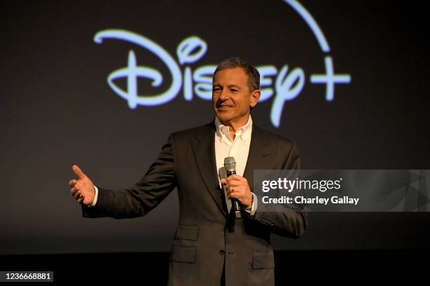 Disney Executive Chairman Bob Iger attends the Exclusive 100-Minute Sneak Peek of Peter Jackson's The Beatles: Get Back at El Capitan Theatre on...