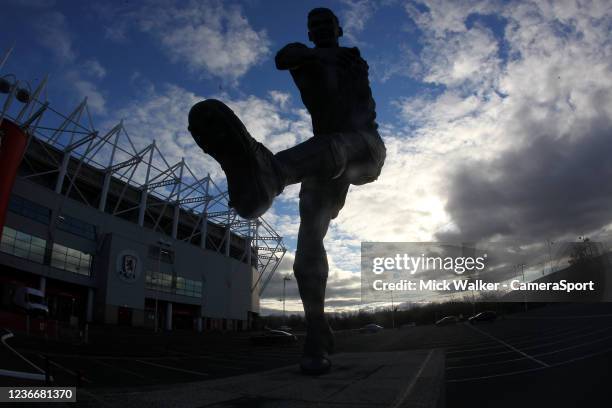 General view of The Riverside Stadium, the home of Middlesbrough Football Club, before the Sky Bet Championship match between Middlesbrough and...