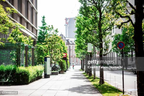 a state of emergency has been declared in tokyo - town stock pictures, royalty-free photos & images