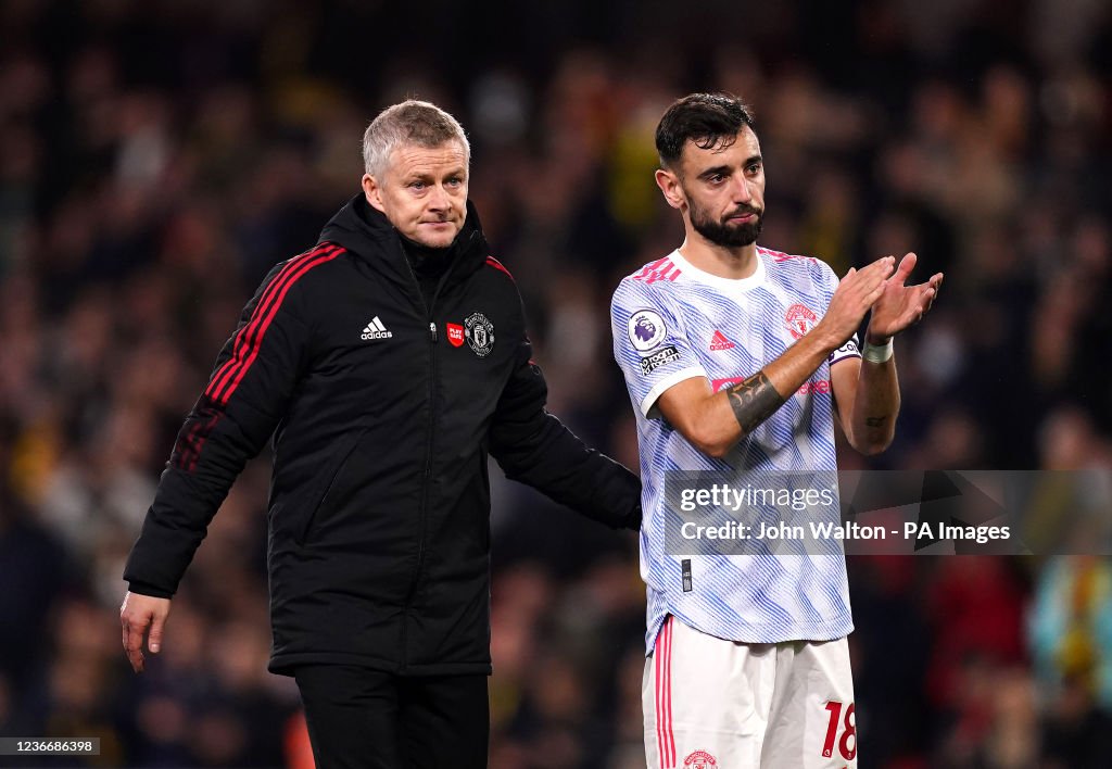 Watford v Manchester United - Premier League - Vicarage Road