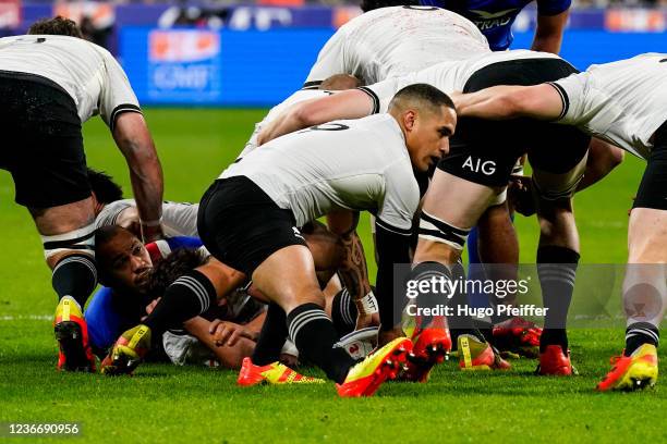 Aaron SMITH of New Zealand All Blacks during the Autumn Nations Series match between France and New Zealand on November 20, 2021 in Paris, France.
