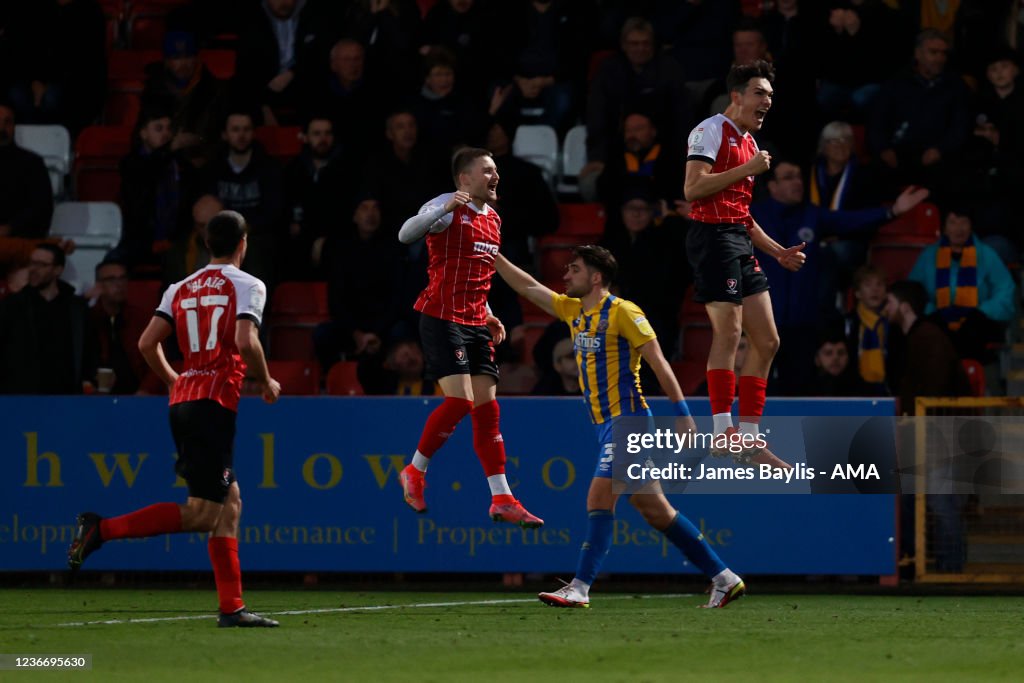 Cheltenham Town v Shrewsbury Town - Sky Bet League One