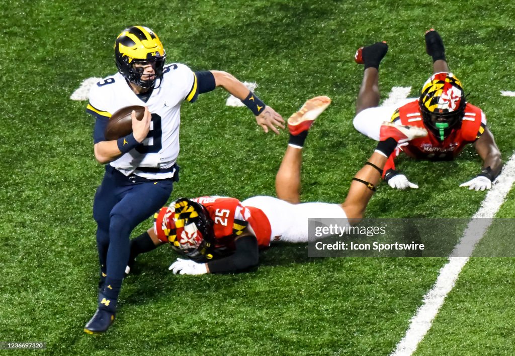 COLLEGE FOOTBALL: NOV 20 Michigan at Maryland