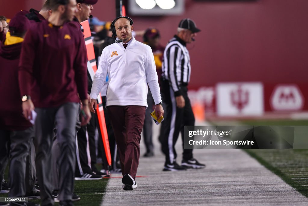 COLLEGE FOOTBALL: NOV 20 Minnesota at Indiana