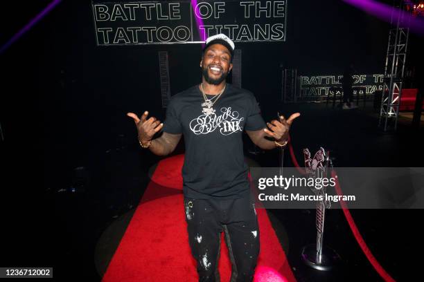 Ceaser Emanuel attends the Black Ink Crew Franchise - Tri-City Tattoo Battle at Atlanta Production Factory on November 20, 2021 in Atlanta, Georgia....