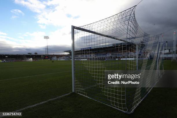 General view of the inside of the stadium during the Sky Bet League 2 match between Hartlepool United and Forest Green Rovers at Victoria Park,...