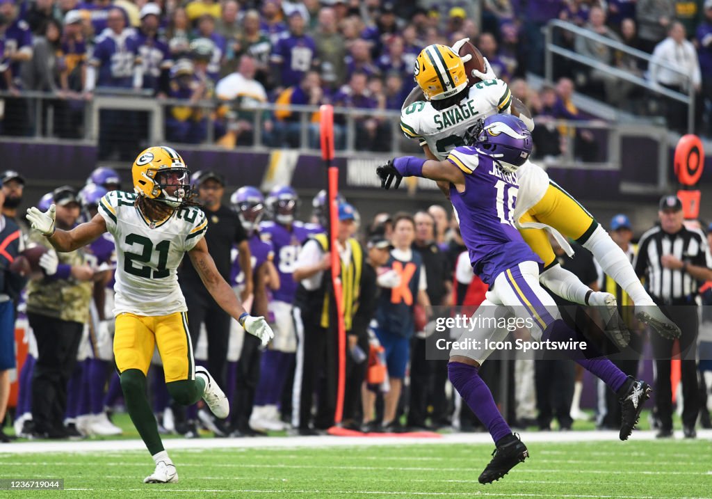 NFL: NOV 21 Packers at Vikings