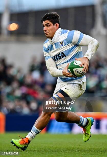 Dublin , Ireland - 21 November 2021; Pablo Matera of Argentina during the Autumn Nations Series match between Ireland and Argentina at Aviva Stadium...