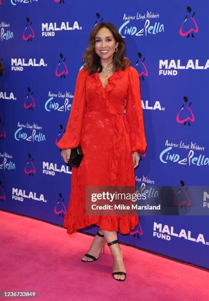 Myleene Klass attends a Gala performance of "Cinderella" to support The Malala Fund on November 22, 2021 in London, United Kingdom.