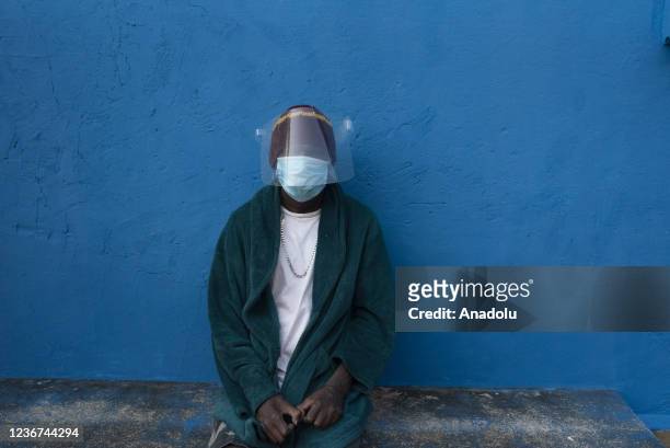 Leprosy patient is seen as patients suffer from lack of supplies at Curupaiti Colony Hospital in Rio de Janeiro, Brazil on November 21, 2021.The...