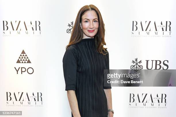Ballet dancer Lauren Cuthbertson attends the Harper's Bazaar At Work Summit in partnership with UBS, YPO and Porsche at The Londoner Hotel on...