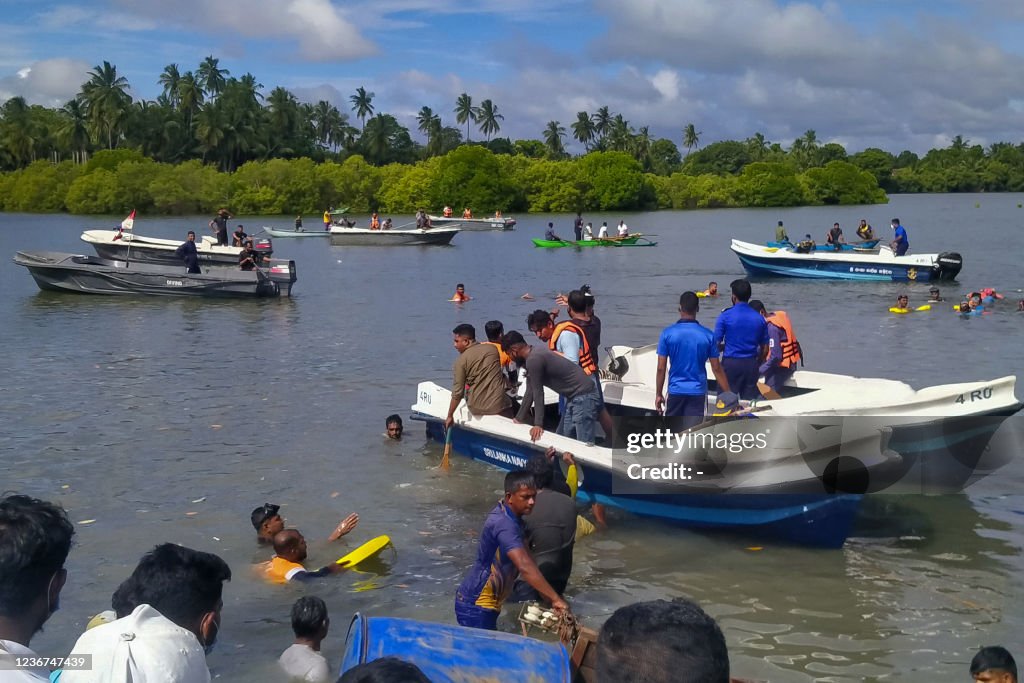 SRI LANKA-MARINE-ACCIDENT