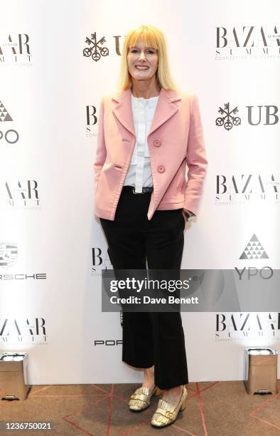 My Wardrobe HQ Chairwoman Jane Shepherdson attends the Harper's Bazaar At Work Summit in partnership with UBS, YPO and Porsche at The Londoner Hotel...