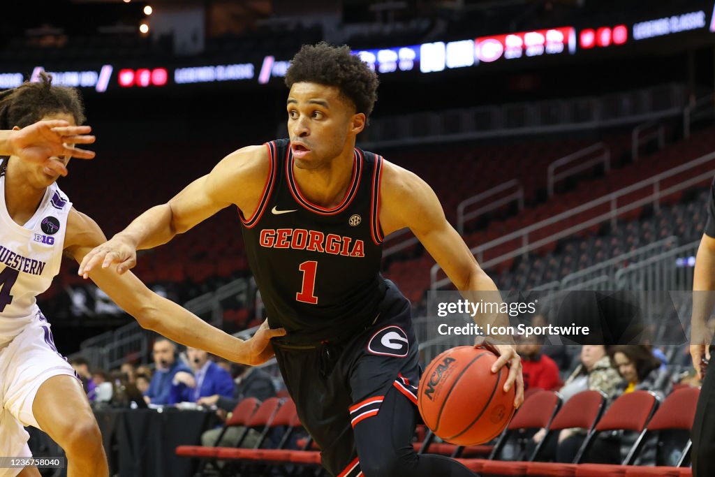 COLLEGE BASKETBALL: NOV 23 Legends Classic - Georgia Bulldogs v Northwestern Wildcats