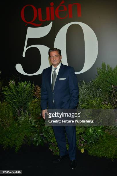 Alejandro Basteri attends at black carpet of the gala Quien Magazine 50 that rewards the 50 personalities that transform Mexico at Contituyentes...