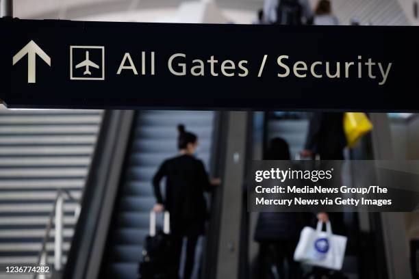 November 23: Travelers are seen inside Norman Y. Mineta San Jose International Airport on Tuesday, Nov. 23 in San Jose, Calif.