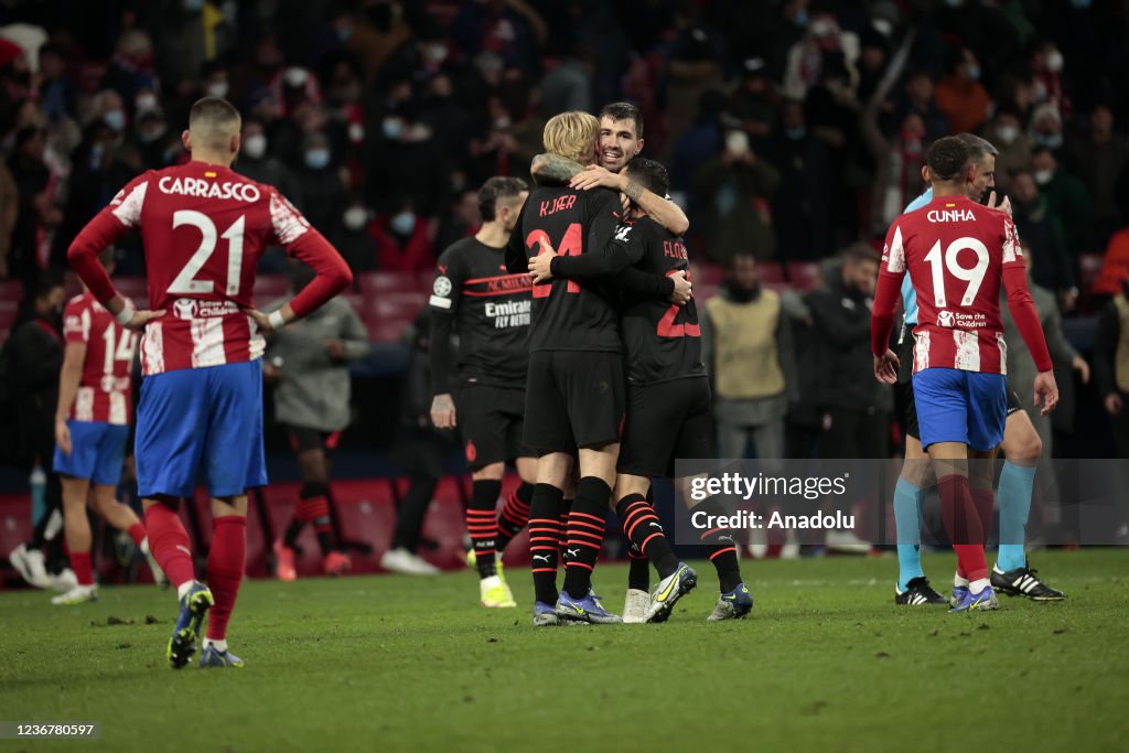 Atletico Madrid vs Milan - UEFA Champions League